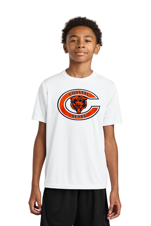 Del Mar Coastal Bears Youth Cooling Performance Short Sleeve Tee A4NB3142