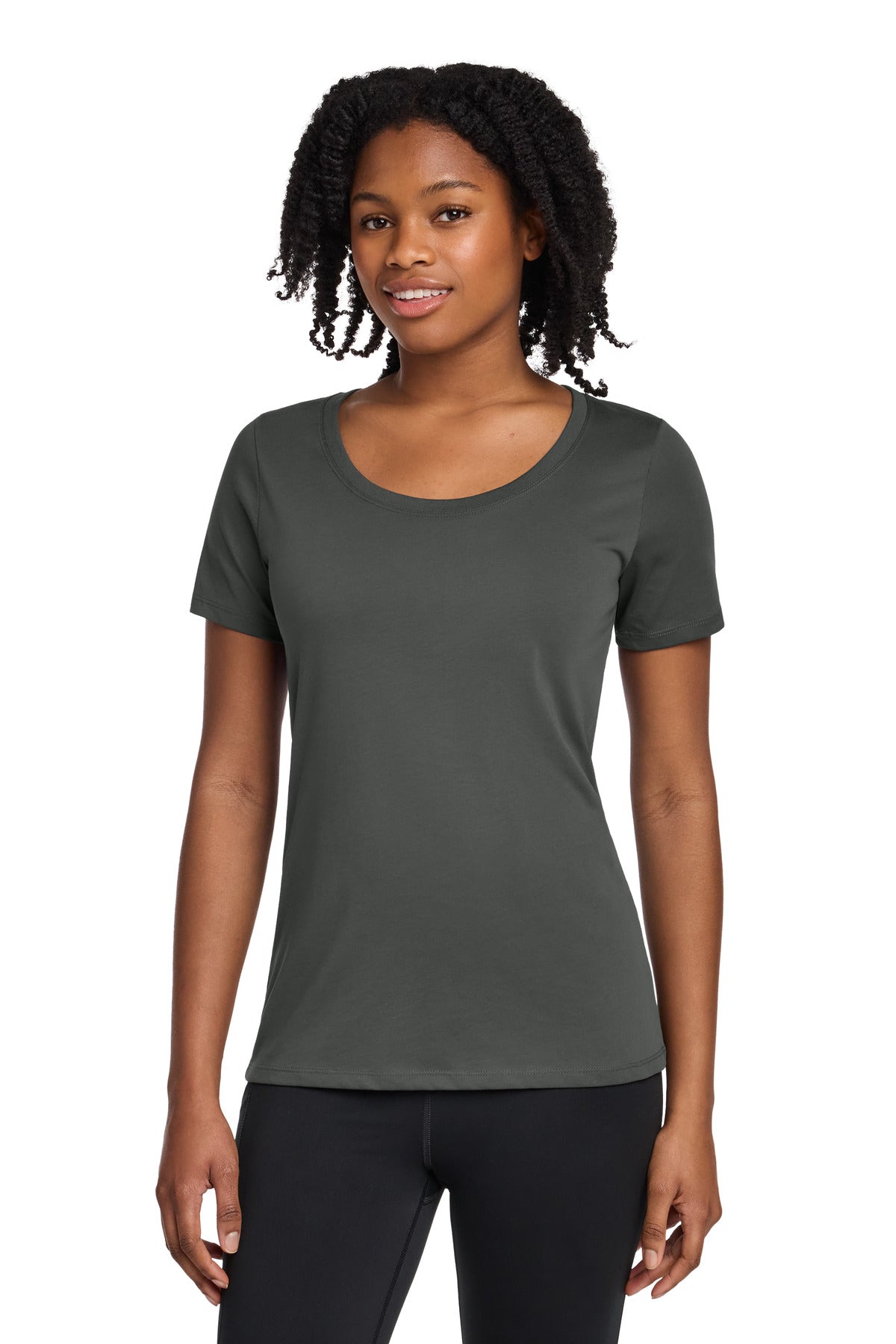 Nike Women's Dri-FIT Cotton/Poly Scoop Neck Tee NKBQ5234