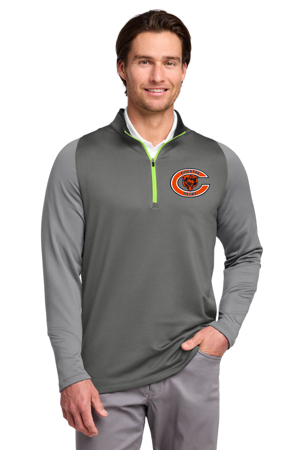 Del Mar Coastal Bears Dri-FIT Stretch 1/2-Zip Cover-Up 779795