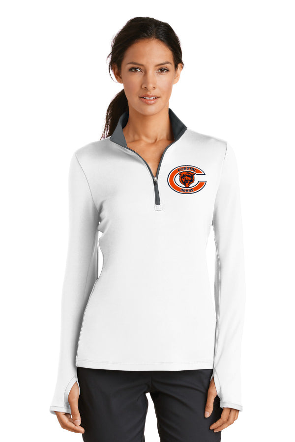 Del Mar Coastal Bears Women's Dri-FIT Stretch 1/2-Zip Cover-Up. 779796