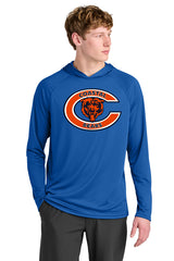Del Mar Coastal Bears Cooling Performance Long Sleeve Hooded Tee A4N3409