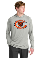 Del Mar Coastal Bears Cooling Performance Long Sleeve Hooded Tee A4N3409