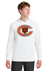 Del Mar Coastal Bears Cooling Performance Long Sleeve Hooded Tee A4N3409