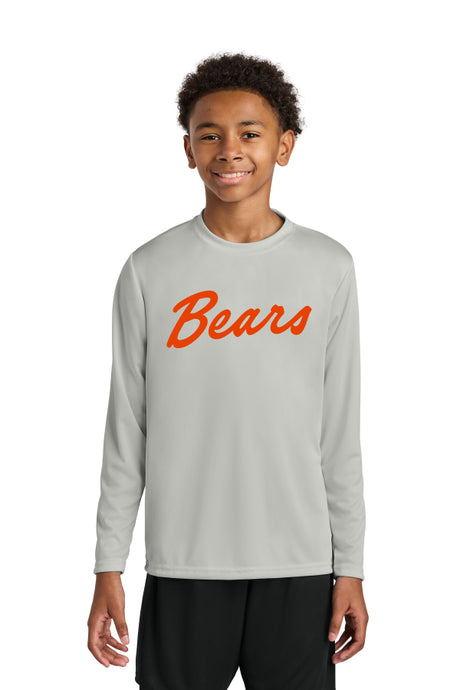 Del Mar Coastal Bears Youth Cooling Performance Long Sleeve Tee A4NB3165