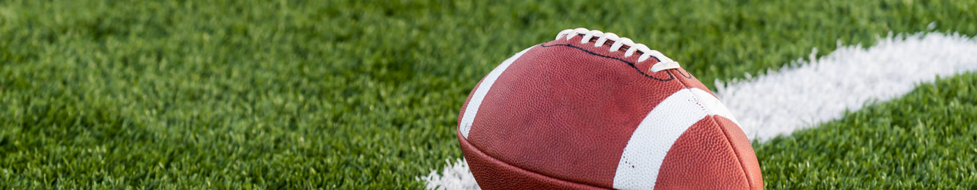 Football on field