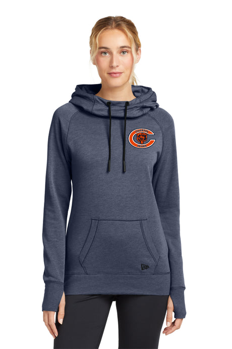 Del Mar Coastal Bears Women's Tri-Blend Fleece Pullover Hoodie LNEA510