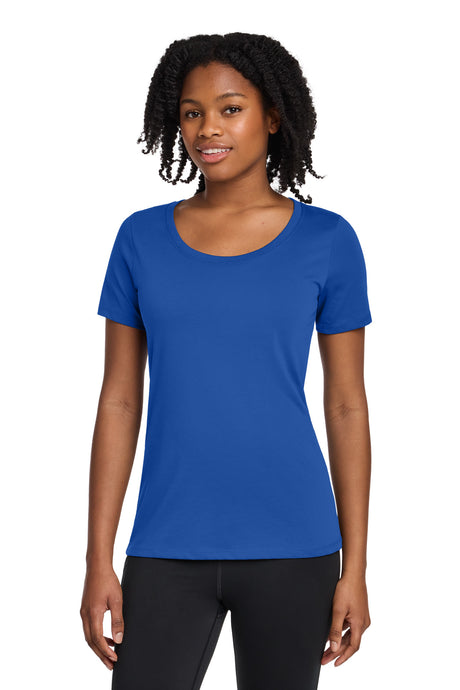 Nike Women's Dri-FIT Cotton/Poly Scoop Neck Tee NKBQ5234