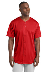 Sport-Tek PosiCharge Tough Mesh Full-Button Jersey ST220