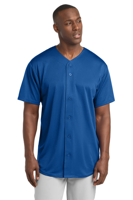 Del Mar Coastal Bears PosiCharge Tough Mesh Full-Button Jersey ST220